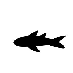 Fish silhouette