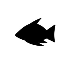 Fish silhouette