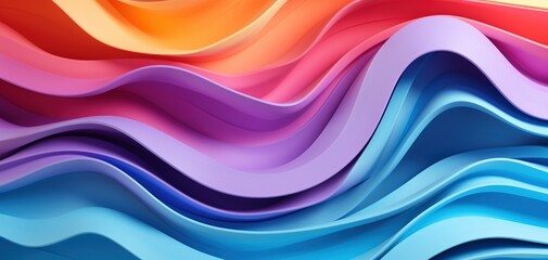 abstract wave color