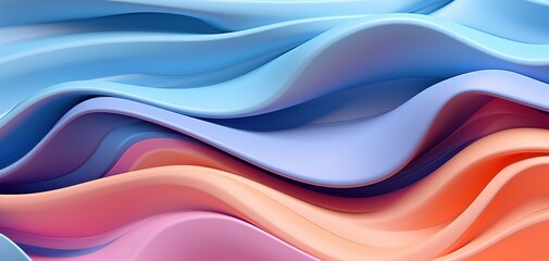 Obraz premium abstract wave color