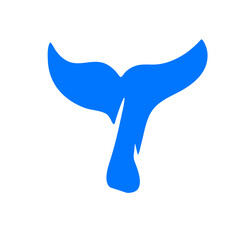 shark tail dolphin whale vector