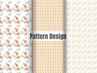 Gold and white vector backgrounds. Simple illustrations .Vector ornament and Big collection of seamless vector patterns.