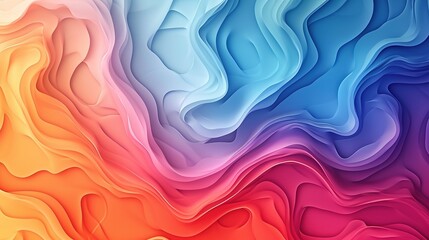 Fototapeta premium abstract wave color