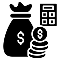Budget Icon Element For Design