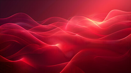 3d red geometric abstract background overlap layer on dark space with diagonal lines decoration, generative ai