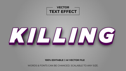 3d text effect background. Editable text style effect. vector editable font for graphic tee, banner, poster, post, brochure, flyer, social media or logo. vector illustration