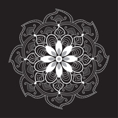 Floral design, flower, circle, gold, ornament mandala design free download for your company.