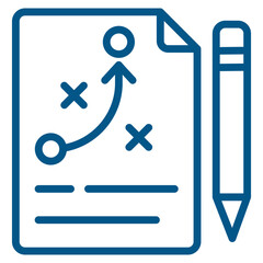 Project Plan Icon Element For Design