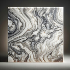 one large marble tile. The image should showcase the intricate and natural pattern of the marble, capturing its luxurious and elegance