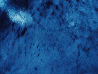 Blue cement wall background with abstract pattern in retro concept for wallpaper or graphic design