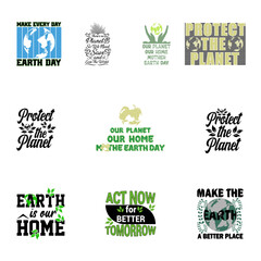 Earth Day T-shirt Design Bundle