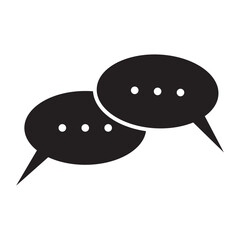 chat logo icon Design . chat logo template.