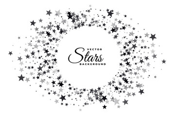 decorative dark and grey kirakira stars background design