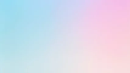 Fototapete Ombre Sky blue azure teal pink coral peach beige white abstract background. Color gradient ombre blur. Light pale pastel soft shade. Rough grain noise. Matt brushed shimmer. Liquid water. Design. Minimal.