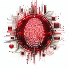 Red fingerprint technology for dark web security.