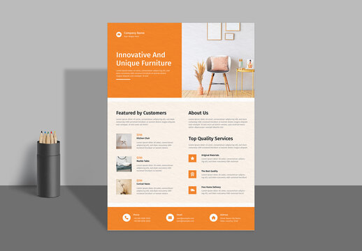 Furniture Company Flyer Template