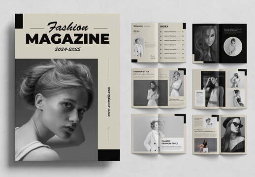 Fashion Magazine Layout