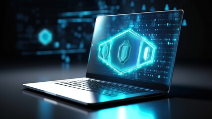 Padlock icon. Show privacy protection in computer, cyber security concept, security technology in internet network.