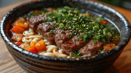 Japanese Beef Udon - Food and Beverage Generative AI