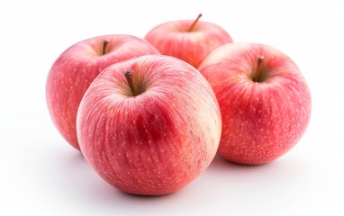 Apple fresh fruit on white blackground.