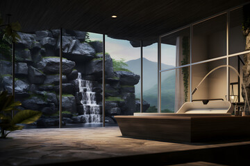 modern spa room