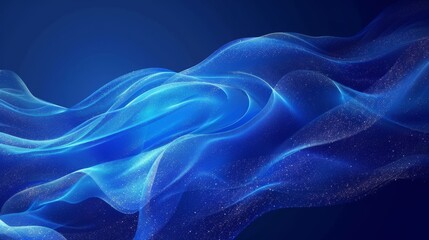 Obraz premium concept of a global cyber network as thin and light blue lines beautifully connect, portraying a seamless design of interconnected possibilities. 