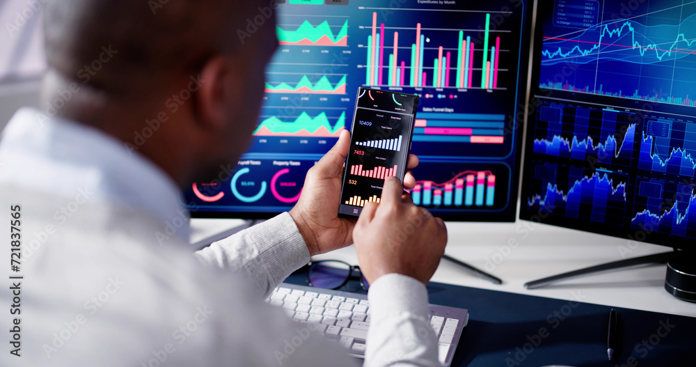 Poster kpi business analytics data dashboard