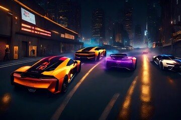 Unleash the thrill of street racing in our AAA video game, where gameplay meets the future. 