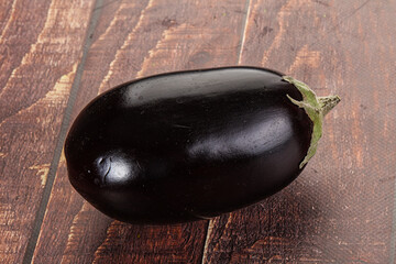 Ripe tasty natural organic eggplant