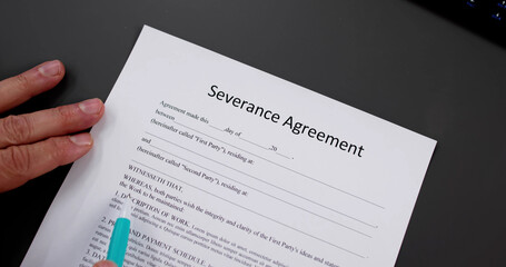 Job Dismissal Finance Agreement