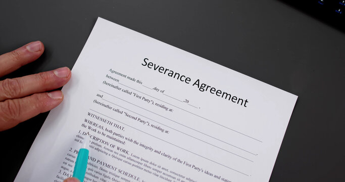 Job Dismissal Finance Agreement