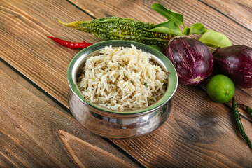 Indian cuisine - jeera rice basmati