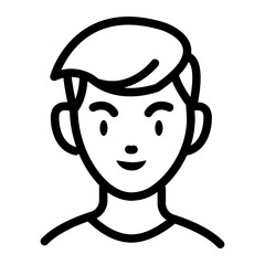 people icon. avatar line icon