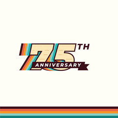 Anniversary Number Design Template Collection