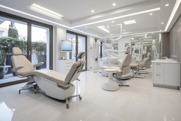 Professional teeth whitening services at a modern dental clinic - achieve a brighter smile today.