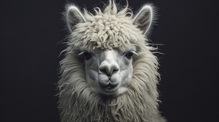 Fototapeta premium Llama animal for large language models
