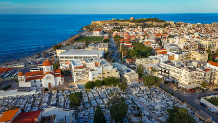 panorama of Rethymno, Crete