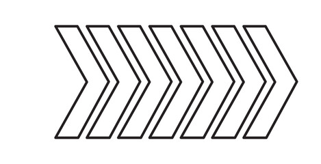 Arrow icon. Set black arrows symbols. Blend effect. Vector isolated on white background