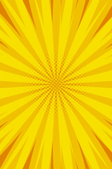 Obraz premium background comic manga yellow blank