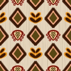 Abstract ikat pattern design for background, clothing, fabric, wallpaper