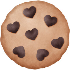 Obraz premium heart shaped cookies