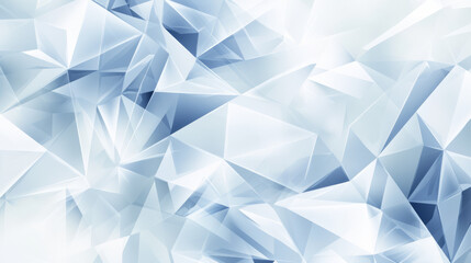 Obraz premium Sharp geometric shapes on a white minimalist background.
