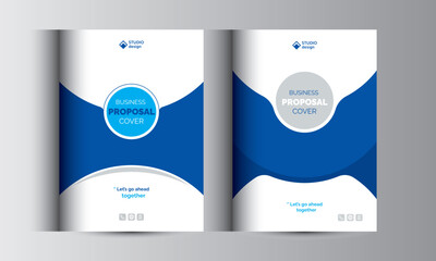 Business Proposal Catalog Cover Design Template Concepts