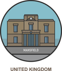 Mansfield. Cities and towns in United Kingdom