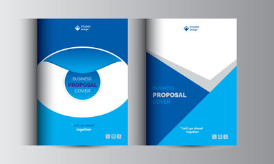 Business Proposal Catalog Cover Design Template Concepts