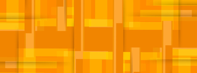 Minimal geometric background. Dynamic orange shapes composition with yellow lines. Abstract background modern futuristic graphic.