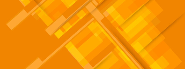 Minimal geometric background. Dynamic orange shapes composition with yellow lines. Abstract background modern futuristic graphic.