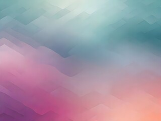 Abstract Serenity: Wavy Layers, Teal to Pink Gradients, and a Gentle Ethereal Glow Unveiled, generative AI