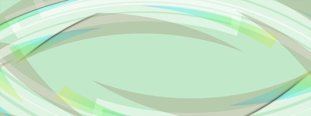 Abstract and modern light green background with lines and triangles. Vector graphic illustration.