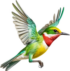 Fototapeta premium Close-up image of a Cuban Tody bird. 